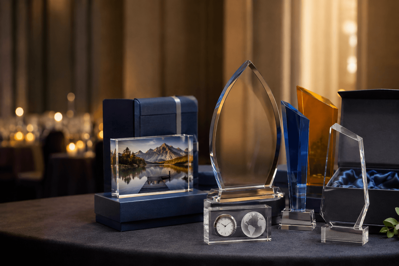 Custom acrylic acrylic vs crystal awards product detail for B2B material, fabrication and sourcing review